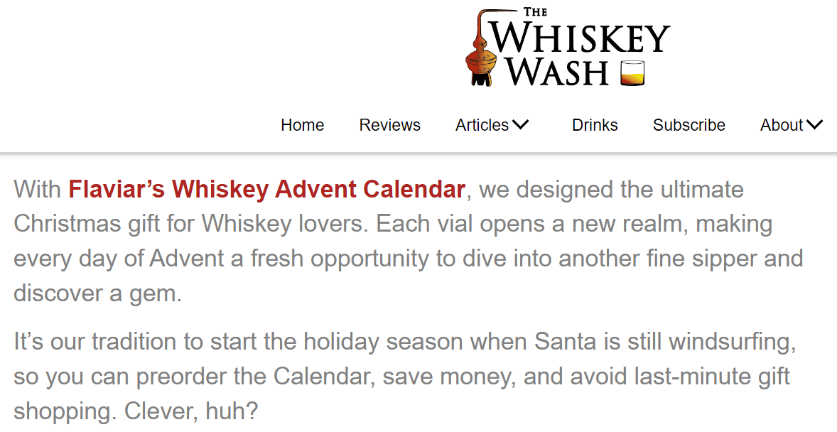 The Whiskey Wash review
