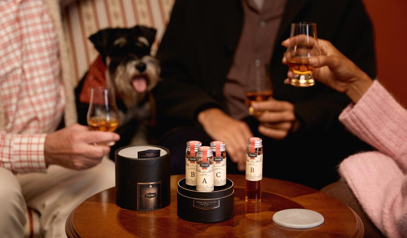 Flaviar tasting box is a great way to try high end Spirits without breaking the bank
